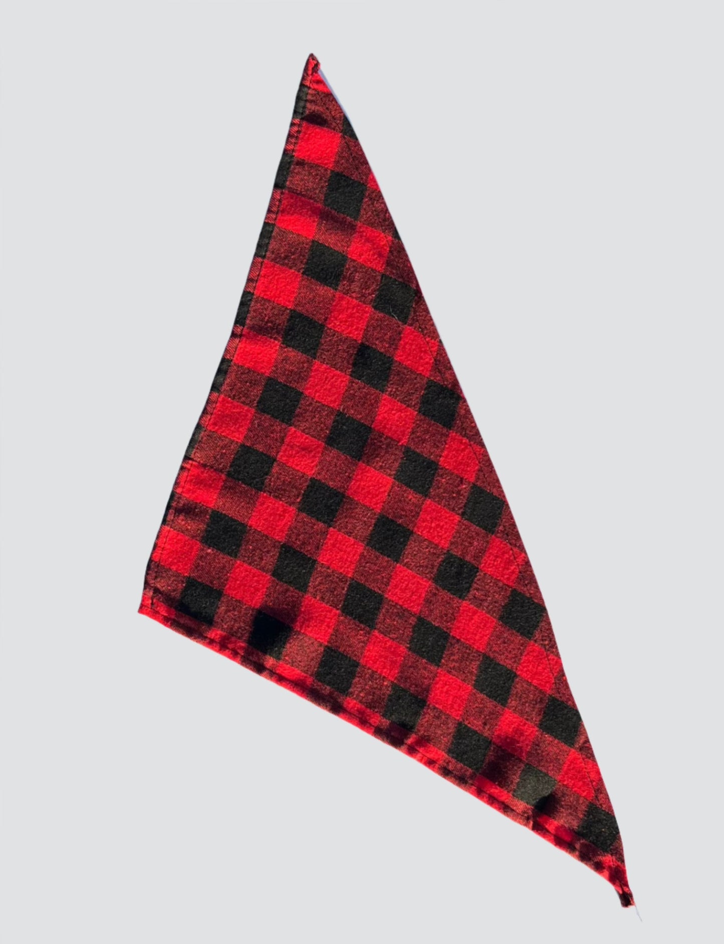 Holiday Plaid Pet Scarf, Dog, Cat, Bandana, Holiday Accessories, Red and black, Green and Black